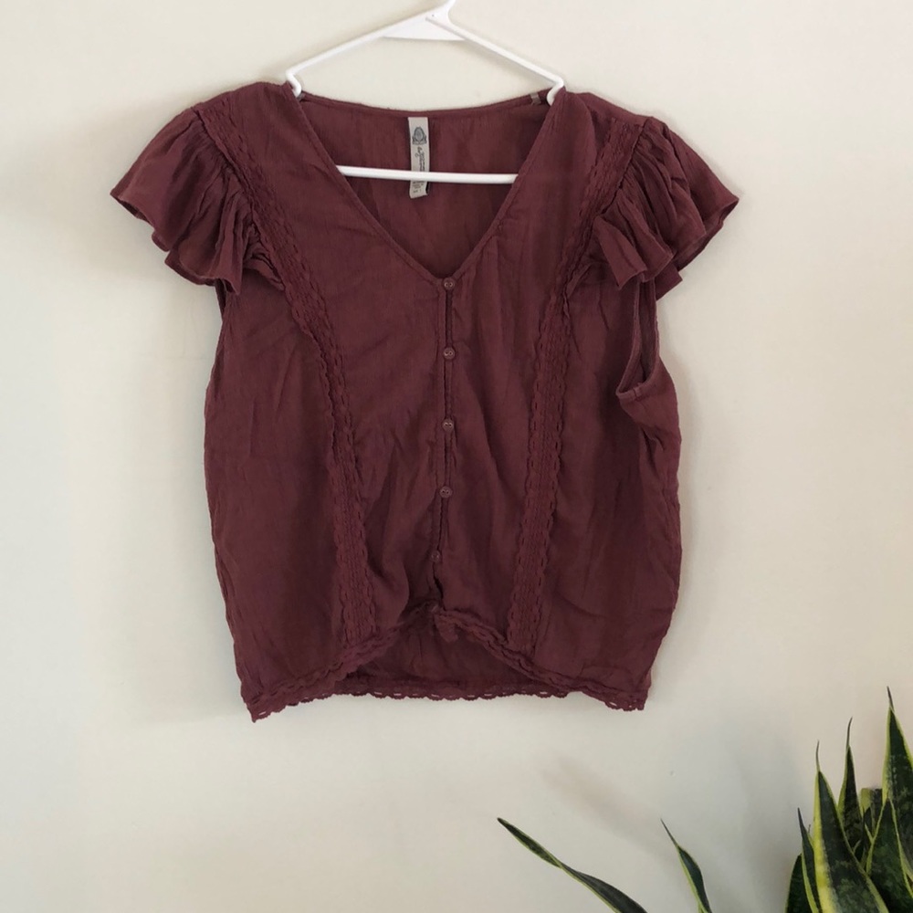 AMERICAN RAG CIE BLOUSE LARGE
